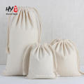 Large storage rice canvas drawstring bag